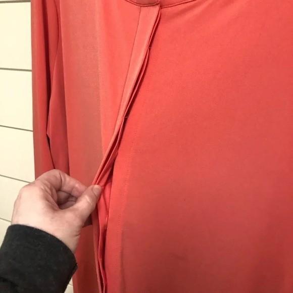 Croft & Barrow Blouse Tunic 3/4 Length Sleeves Button Up Size XXL - Picture 4 of 8